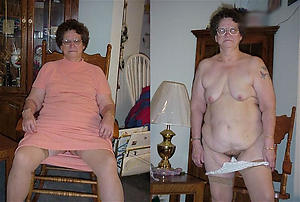 naked granny dressed unclad