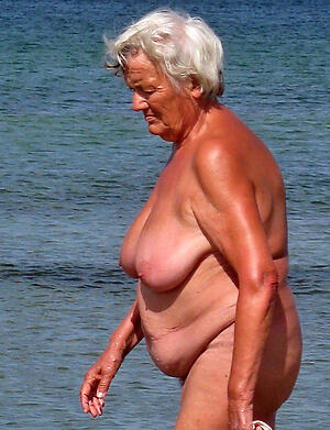 bared granny on the beach clumsy floozy