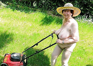 granny naked outdoors