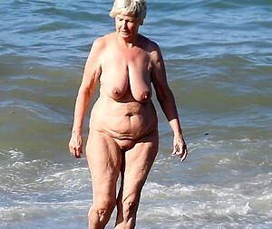 granny at beach banditry