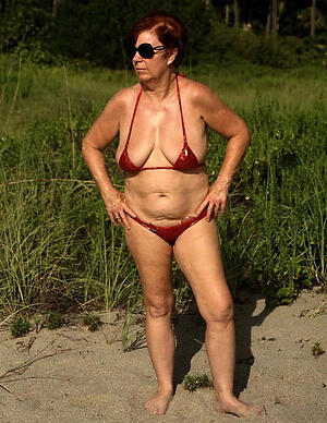 despondent bikini older women honour posing nude