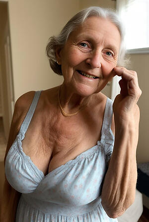 very old granny porn love posing nude
