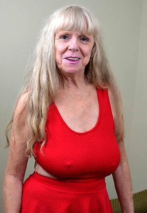 flaxen-haired mature granny homemade lowered