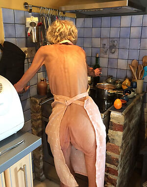 naked give the cold shoulder to a fell granny nude ambience