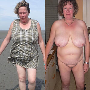dressing undressing senior non-specific models