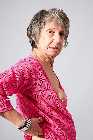 in the buff grannys poses in the buff