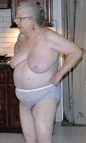 nude ancient woman in panties amateur slut